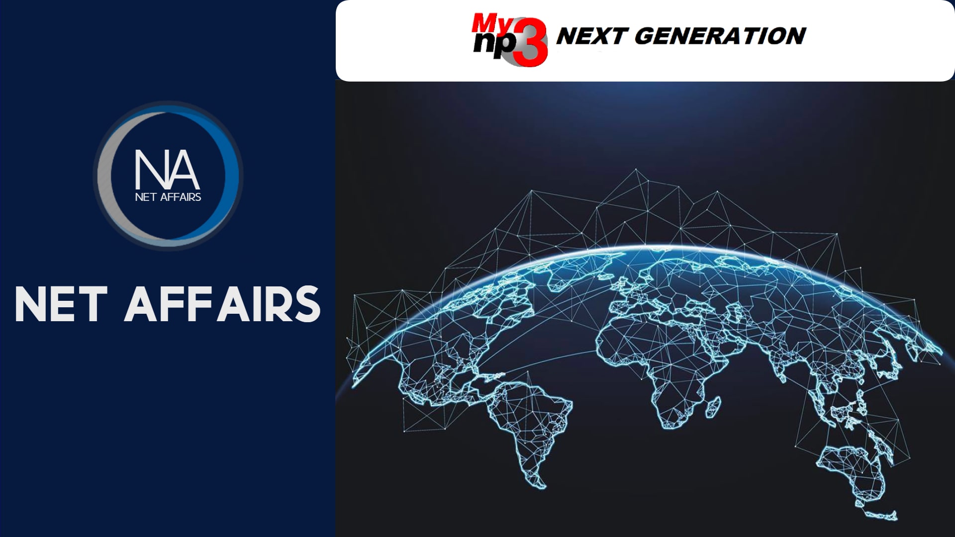 The software company MyNP3 Next Generation analyzes the requirements of your business and gives you the appropriate solutions in the form of websites,applications,applications,databases,network management,dot net framework,social media management and e-shops.Image Description:image of a globe with the MyNP3 logo above it and the Net Affairs logo placed on the left side